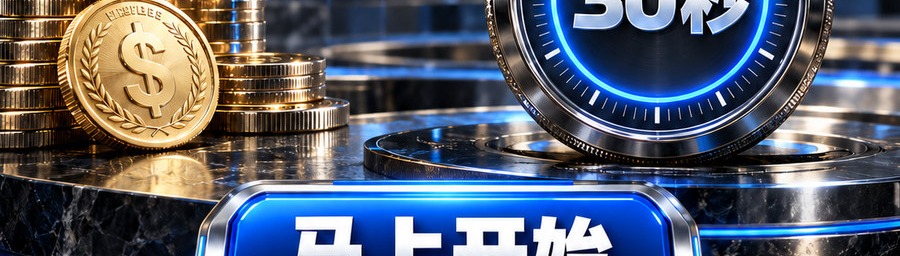 Turbo Flow；30秒极速交互；2 [coin engraved $] 即可参与；最高可1000倍操作；30秒；马上开始